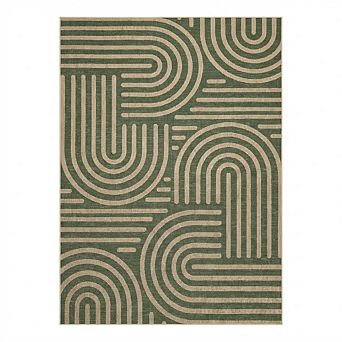 Abstract Area Rug Non Slip Foldable Vacuum Clean Non Shedding Floor Cover for Living Room Laundry