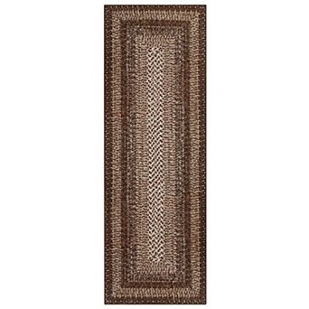 Contemporary Area Rug Non Slip Stain Resistant Vacuum Clean Ultra Thin Carpet for Hallway Entrance