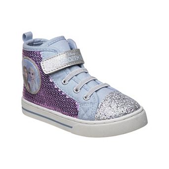 Disney Frozen Anna & Elsa Girls' Canvas Fun Character Casual Sneakers (Toddler / Little Kid)