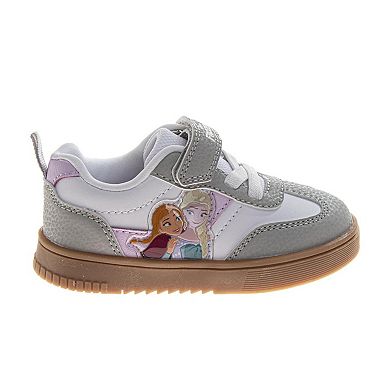 Disney Frozen Elsa Anna Girls' Glitter Athletic Running Sneakers (Toddler / Little Kid)