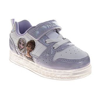 Disney Frozen Girls' Elsa Anna Sparkle Athletic Running Sneakers (Toddler / Little Kid)