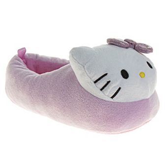 Sanrio Hello Kitty Slippers for Girls 3D Design Dual Size Cozy Indoor Soft (Little Kid / Big Kid)