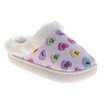Sweethearts Furry Heart Slippers 11-5 (Little Kid/Big Kid)
