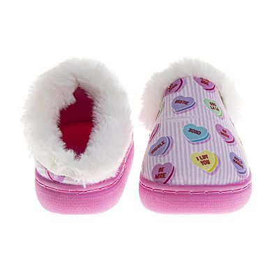 Sweethearts Plush Pink Slippers (Little Kid/Big Kid)