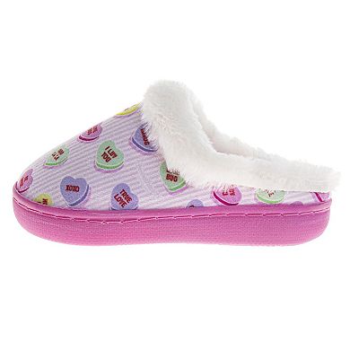 Sweethearts Plush Pink Slippers (Little Kid/Big Kid)