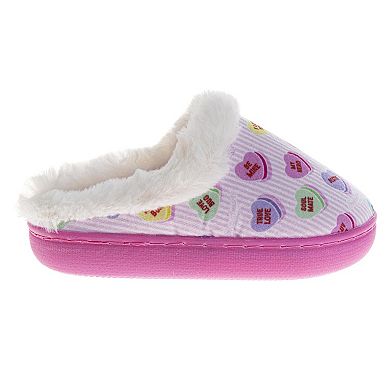 Sweethearts Plush Pink Slippers (Little Kid/Big Kid)
