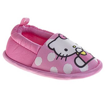 Sanrio Hello Kitty House Slippers for Girls Cute Cozy Indoor Soft Comfort (Toddler / Little Kid)