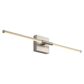 McKenna 28" Modern Minimalist Adjustable Dimmable Integrated LED Metal Wall Sconce