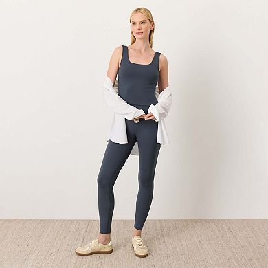On The Go-To Square Neck Tank Made with Organic Cotton