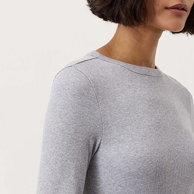 Perfect Rib Layering Long Sleeve Made with Organic Cotton