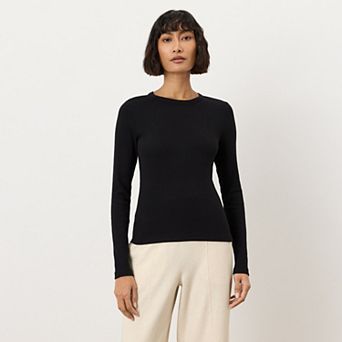 Perfect Rib Layering Long Sleeve Made with Organic Cotton