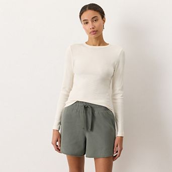 Perfect Rib Layering Long Sleeve Made with Organic Cotton