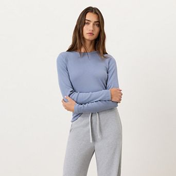 Perfect Rib Layering Long Sleeve Made with Organic Cotton