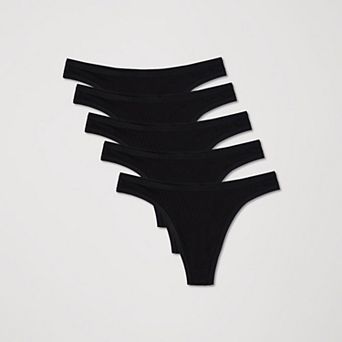 Everyday Classic Thong 5-Pack Made with Organic Cotton