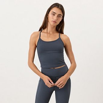 On The Go-To Shelf Bra Tank Made With Organic Cotton