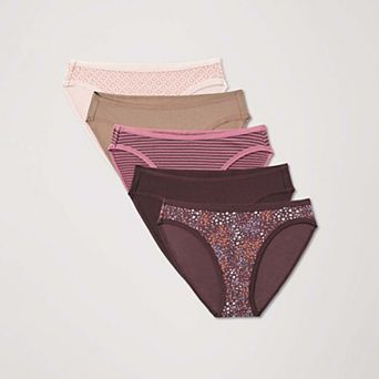 Everyday Classic Fit Bikini 5-Pack Made with Organic Cotton