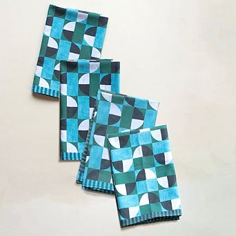 Pop Checker Napkins 4 Pack