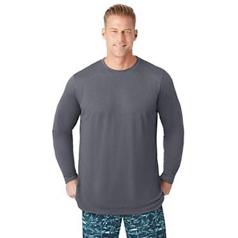 KingSize Men's Big & Tall Big And Tlong Sleeve Swim Top From