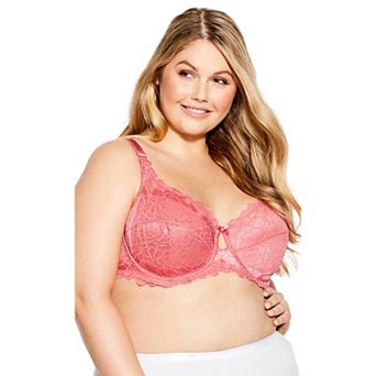 Avenue Women's Knitted Lace Soft Cup Bra