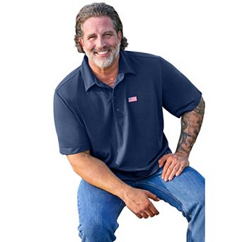 KingSize Men's Big & Tall Big And Tall Americana Polo From