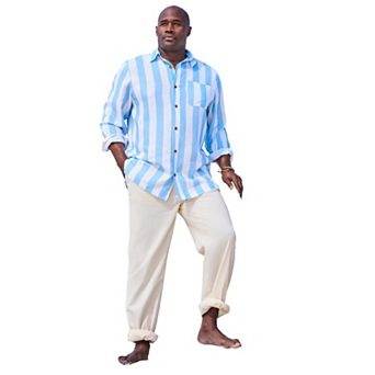 KingSize Men's Big & Tall Classic Linen Pants