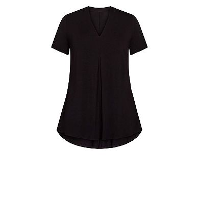 Avenue Women's Plus Size Kaylie Hi Lo Top