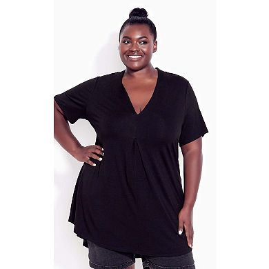 Avenue Women's Plus Size Kaylie Hi Lo Top