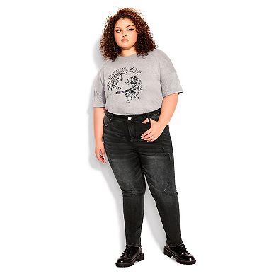 Avenue Women's Plus Size Status Skinny Jean