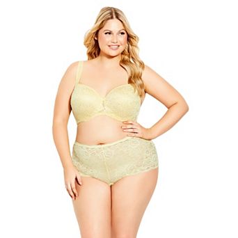 Avenue Women's Plus Size Lace Cheeky Brief