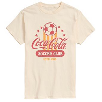 Big & Tall Coca-Cola Soccer Club Estd 1886 Short Sleeve Graphic Tee