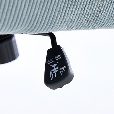 Merax High End Ergonomic Office Chair Metal Plated Base with Memory Foam Cushion