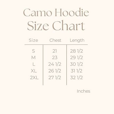 Embroidered Country Girl - Camo Hoodie