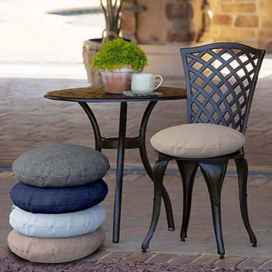 Covers&All Round Pillow Cover, Weather & UV Resistant Water Repellant Protector with Zippers