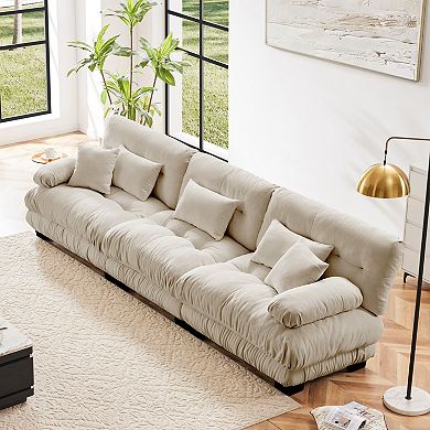 Merax 3Seater Sectional Sofa Modular Deep Seat Sofa Couch