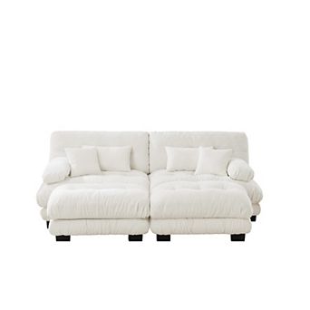 Merax Cloud Couch Sleeper Sofa for Living Room
