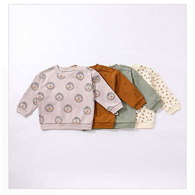 Print Pattern - Cotton Sweatshirt & Trousers Sets