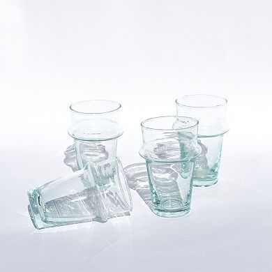 Beldi Recycled Glass Set of 4