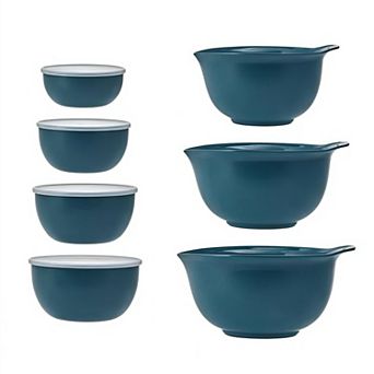 Agave 11 pc Plastic Nesting Mixing & Prep Bowl Set