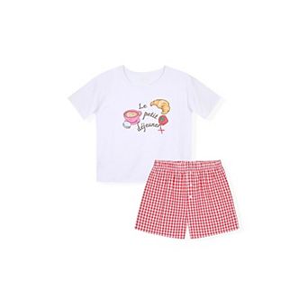 Sleep On It Girls Boxer Shorts PJ Set