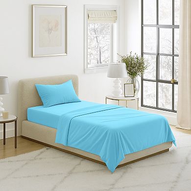 Lavish Home Wrinkle & Stain Resistant Brushed Microfiber Sheet Set with Shams