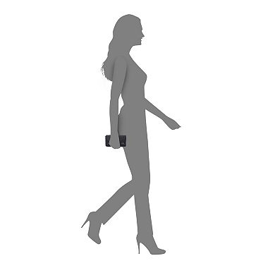 N by Nina All Over Simulated Crystal Crossbody Bag