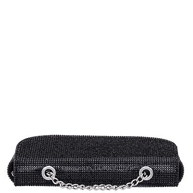 N by Nina All Over Simulated Crystal Crossbody Bag
