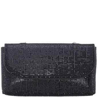 N by Nina All Over Simulated Crystal Crossbody Bag