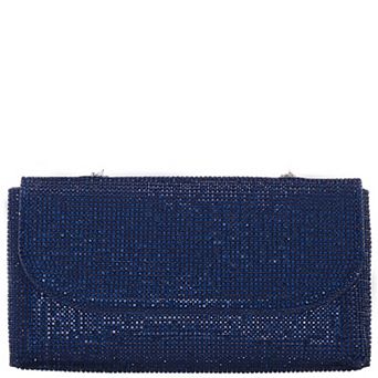 N by Nina All Over Simulated Crystal Crossbody Bag