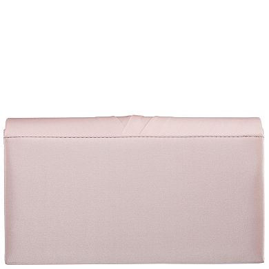 N by Nina Simulated Crystal Flap Clutch Bag