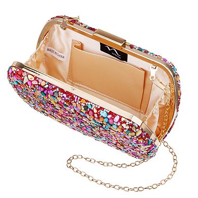 N by Nina All Over Rock Candy Minaudiere Bag