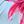 Blue Pink Flower