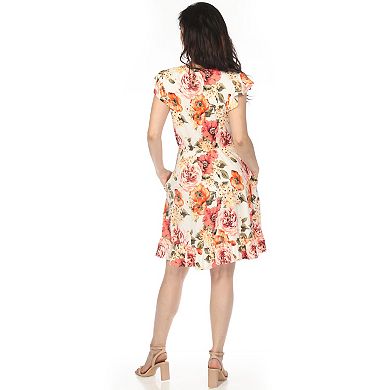 Women's V-Neck Empire Dress