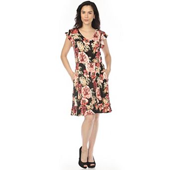 Women's V-Neck Empire Dress