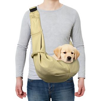 1 pc Pet Sling Carrier, Hand-Free Reversible Pet Sling Carrier, 31.5x23.62 Inch